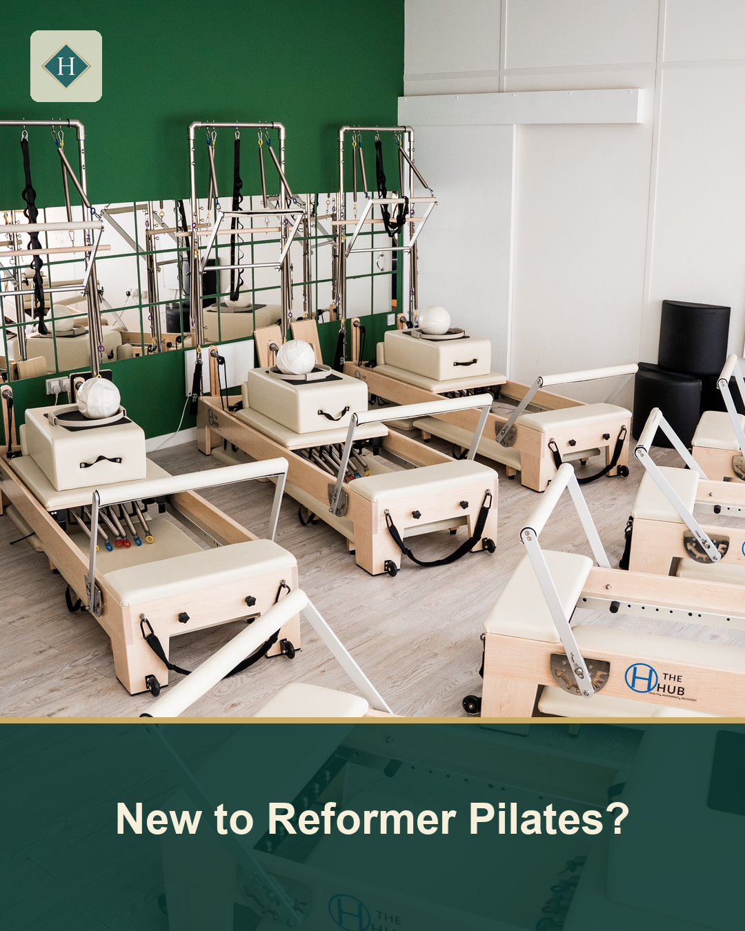 New to Reformer Pilates at The Hub Glasgow