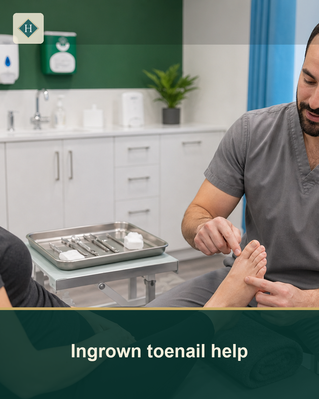 The Hub Glasgow podiatry care for ingrown toenail pain